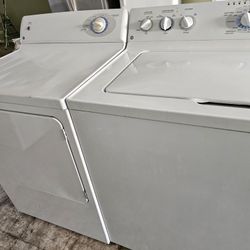 Ge Washer And Electric Dryer Matching Set Working Perfectly Fine Very Clean Super Capacity I Can Deliver To You 90 Days Warranty 