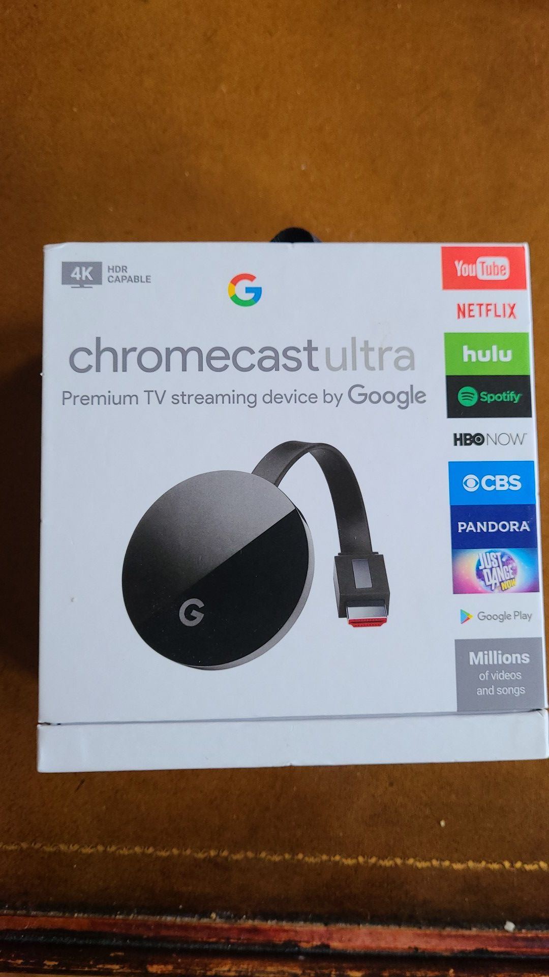 Chromecast Ultra (Compatible with Stadia)