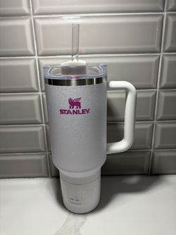 New white hot pink Stanley Quencher 40oz Crystal Crush tumbler $35