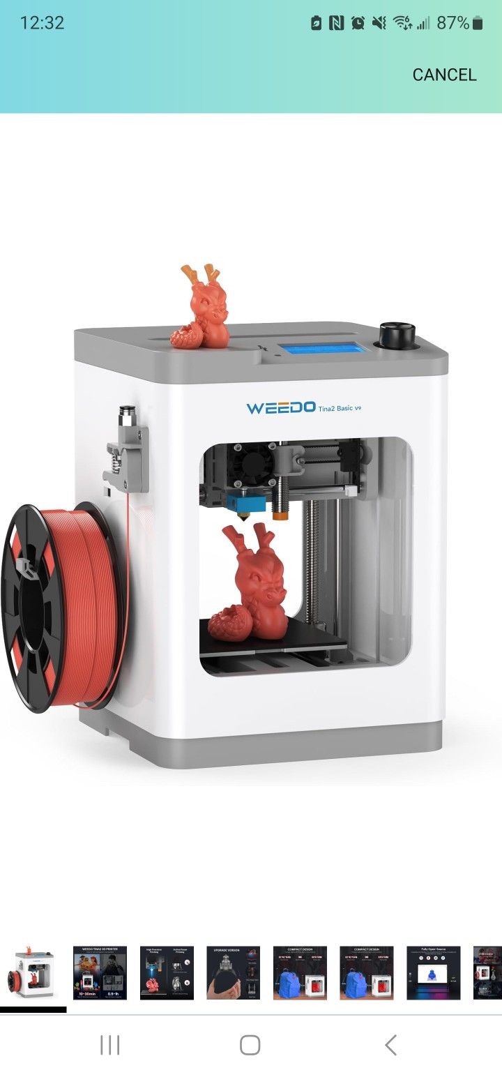 Weedo Tina2S V10 3d Printer