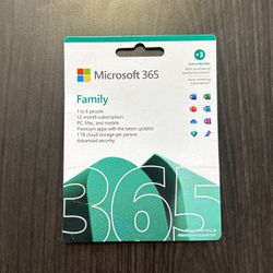 Microsoft 365- 12 Month Family Subscription