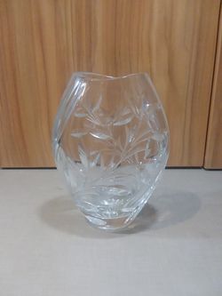 Crystal Oval Floral Vase