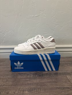 Adidas Rivarly Low J Core White / Chalky Brown / Off White SIZE 4.5