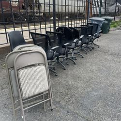 Office Chairs, Folding Tables, Folding Chairs