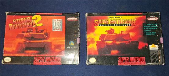 Super Battletank 1 & 2 SNES Box Set