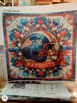 New England Patriots diamond painting complete kit