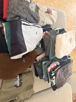 Mix Of Boys Shirts And Sweaters