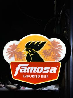 Famosa beer led neon