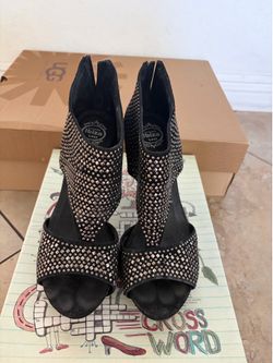 Jeffrey Campbell rally sparkle heels size 9