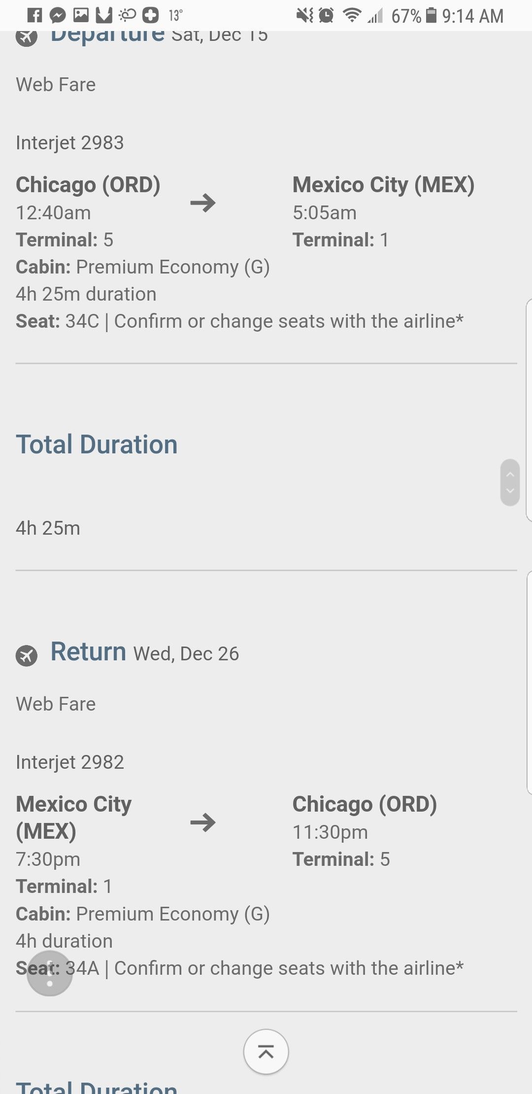 Ticket para México