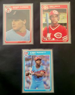 1985 Fleer Baseball 3 Card RC lot