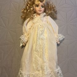 Curley Blond Blue Eyed Beautiful Doll $5