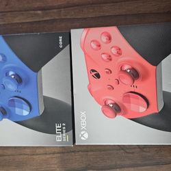 xbox Elite Series 2 Core Controllers (Red & Blue) 