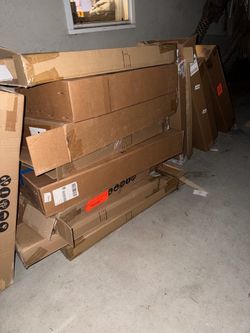 Lot of Guitar shipping boxes