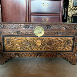 Antique Chinese Chest Set (1 Large, 1 small)