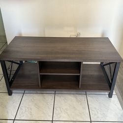 TV Console and Coffee Table.