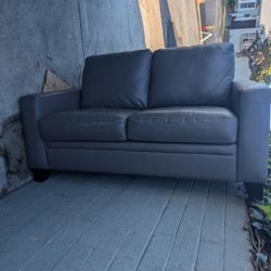 Leather Loveseat