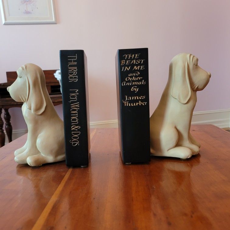 Levenger James Thurber Dog Bookends