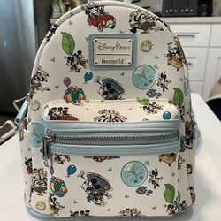 loungefly mini backpack - mickey and minnies runaway railway