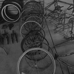 Variety Of Bicycles Parts