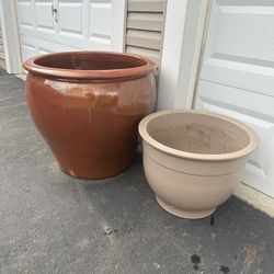 Ceramic planters