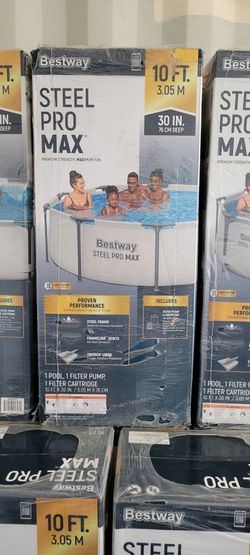 10'x30" Bestway Pool with Filter Pump