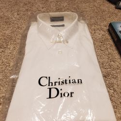 Vintage Christian Dior Dress Shirt. 15 1/2 32-33