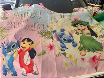 Lilo and stitch birthday banner
