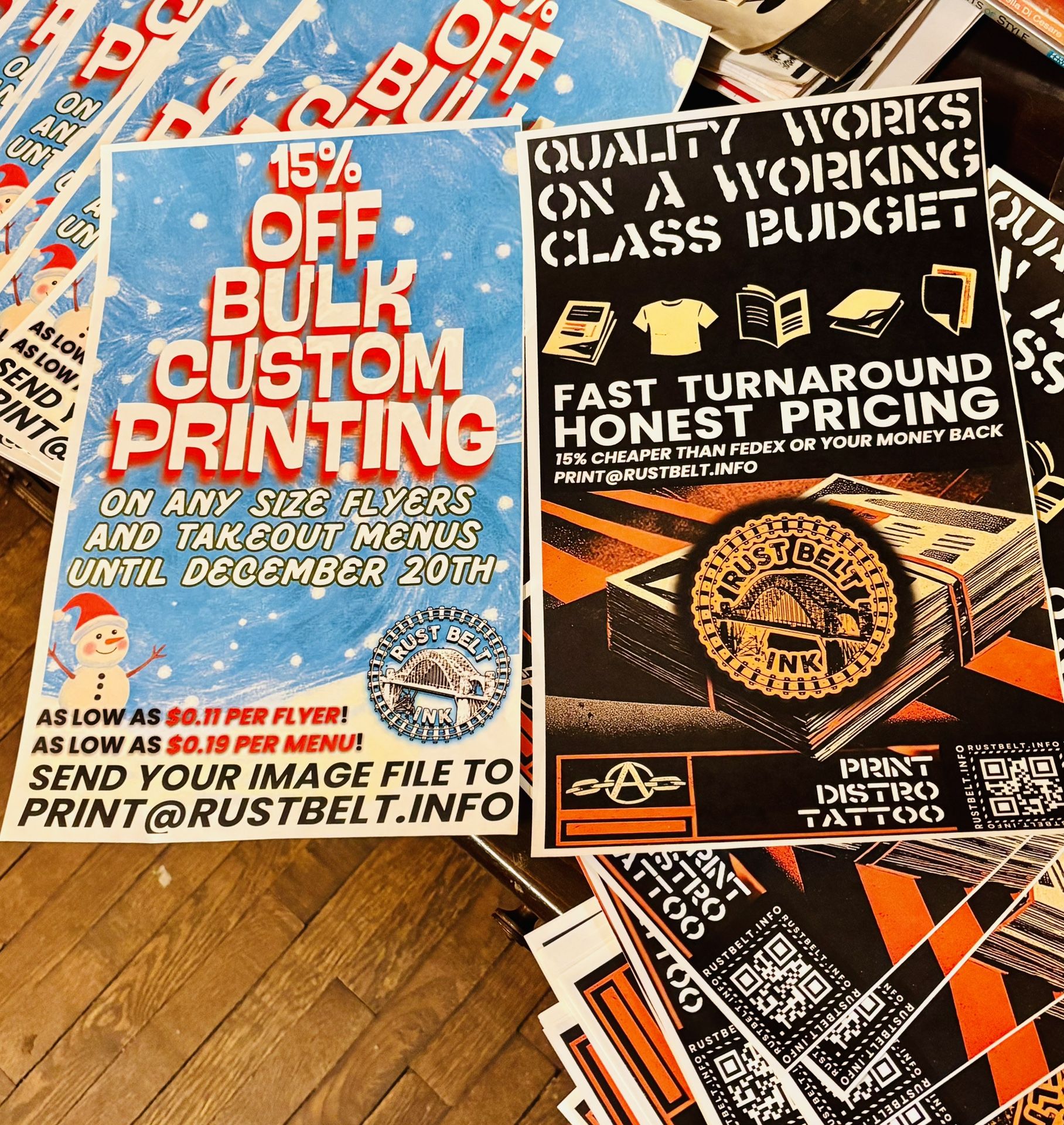 Quality Bulk Printing on a Working Class Budget