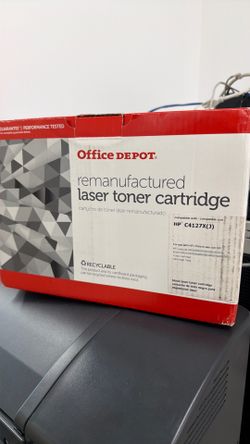 Remanufactured laser toner cartridge