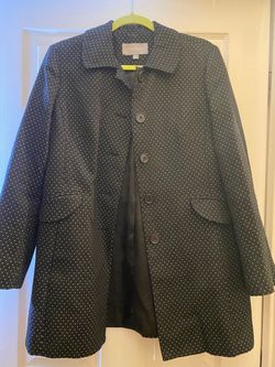 Ann Taylor Petite Polka Dot Blazer Jacket