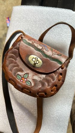mini leather purse
