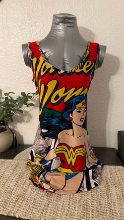 Wonder Woman Graphic Tank Dress size Medium