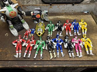 Vintage Mighty Morphine Power Rangers Lot