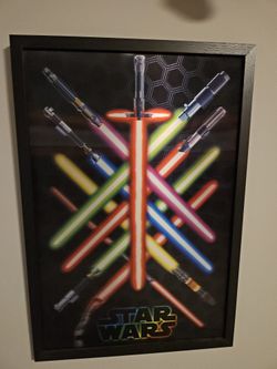 Star Wars Lightsaber Collection Wall Art