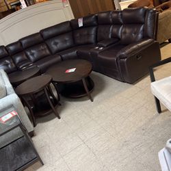 Brand new Brown reclining sectional $2000