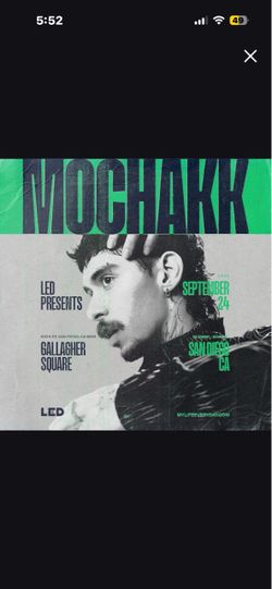 Mochakk tickets for sale