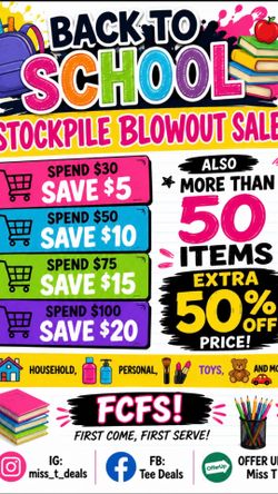 Stockpile sale