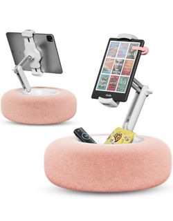 Tablet pillows down for reading iPhone holder comes in pink