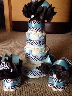 Diaper cake 75 size 1 pampers diapers