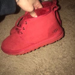 Red UGG Boots Size 8