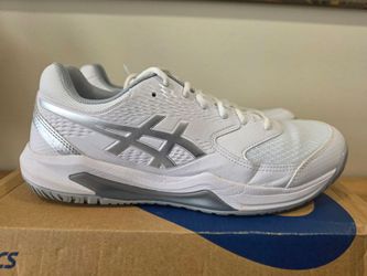 Asics Gel-Delicate 8 - White/Silver - Women's 11 - Preowned Good Condition