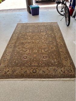 Brown/Cream 6 x 9 Rug