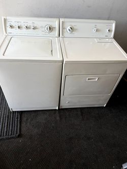 Kenmore set large capacity heavy duty washer and gas or electric dryer