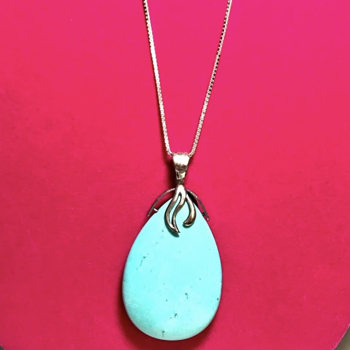 Sterling JBB Turquoise Necklace