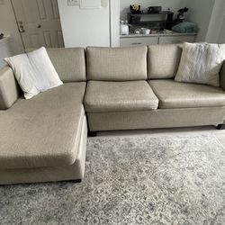 Chaise Sectional With Full Size Sleeper Bed