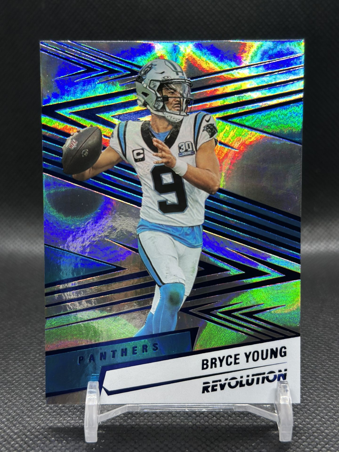 💥2025 Panini Revolution Football - Bryce Young SSP Infinite #’d/8🔥 Panthers🔥