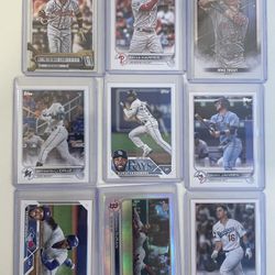 Baseball cards Set Of 9 