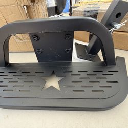 VKU Hitch Step For 2" Hitch Receiver, 8 Inch Drop Tow Hitch Step Steel Construction Bumper Protector For Truck/Car/SUV Vehicles 500lbs Maximum Load