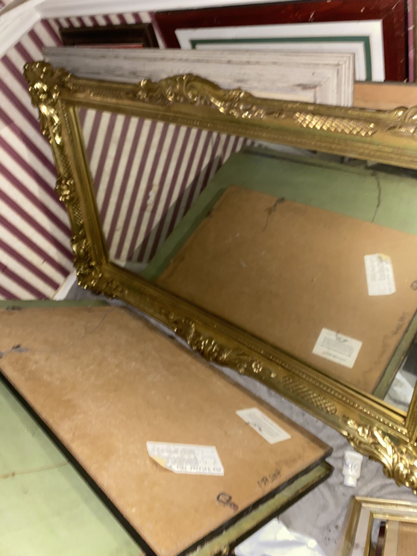 Very Large Vintage Mirror 